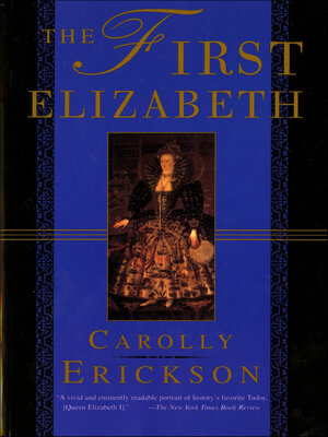 cover image of The First Elizabeth